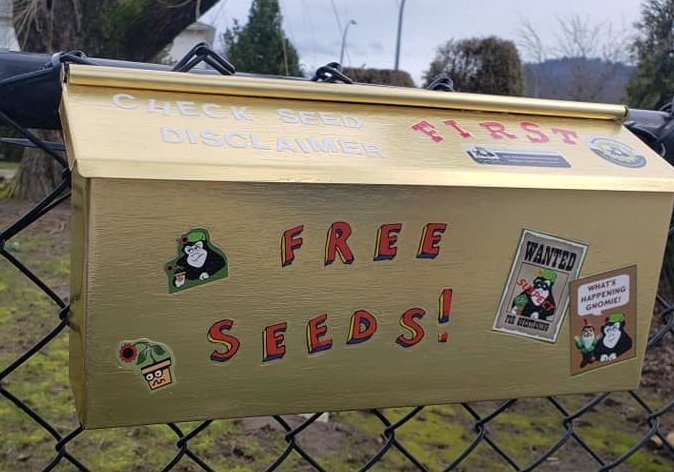A FREE SEED MAILBOX