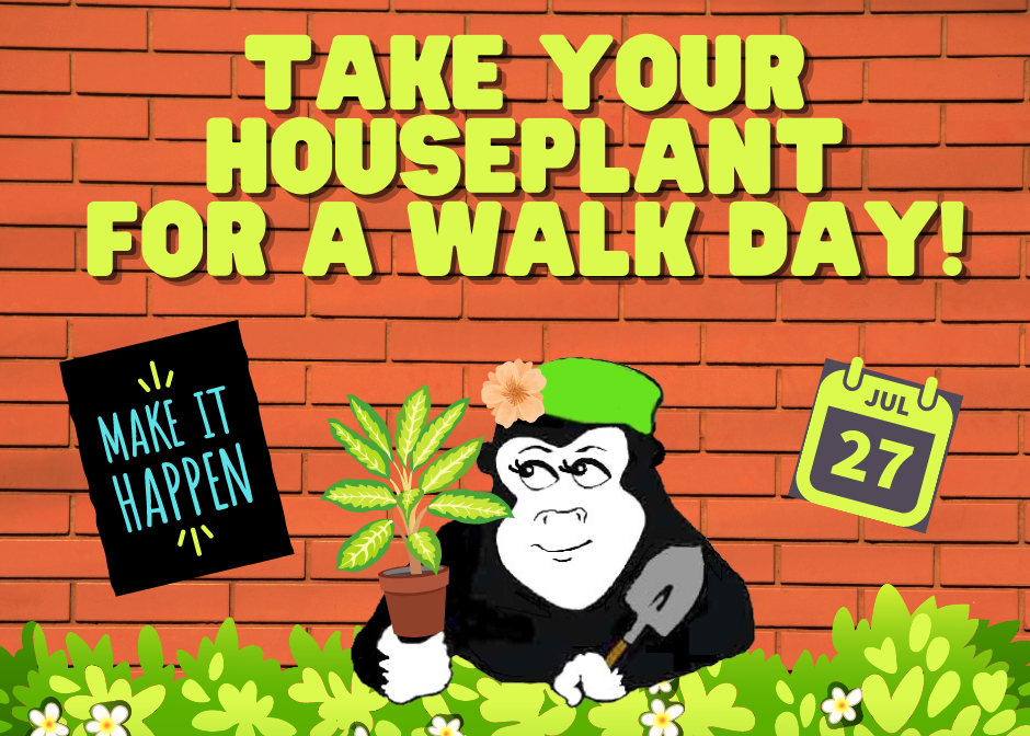 Take Your Houseplant For a Walk Day